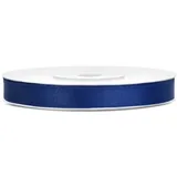 Partydeco Satinband dunkelblau 25m 6mm