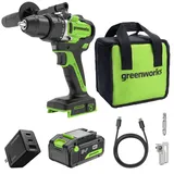 Greenworks Akku-Bohrschrauber inkl. 4,0 Ah + 65W USB-C Schnellladegerät