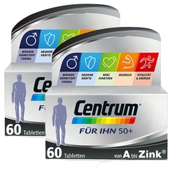 Centrum® Für Ihn 50+, 60 St. mit Vitamin D und Vitamin C