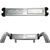 Edelstahl Poolleiter Sprossen – Schwimmbad Treppe Pedal | Poolleiter Schritt Ersatz | Schwimmbadleiter Stufen Ersatz | Pool Ersatzleiter Sprossenstufe für In-Ground Pools, über Boden