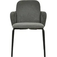 Essentials Paddy Stapelstuhl mit Bezug – Dunkelgrau