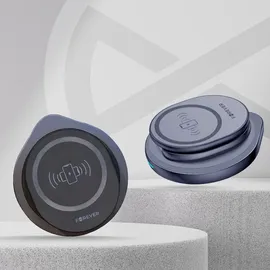 Forever magnetisches drahtloses Ladegerät 15W grau 3in1