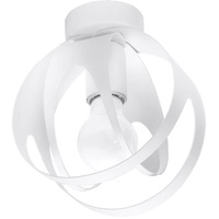 Sollux Deckenlampe Led – Deckenleuchte Wohnzimmer – Led-lampen Deckenlampen – Lampen Wohnzimmer – Glühbirne Nicht im Lieferumfang Enthalten – Wohnzimmer Deckenleuchte TULOS Weiß - E27-Fassung