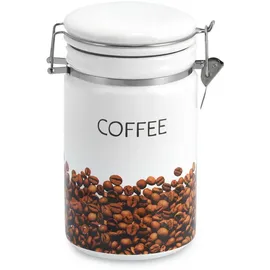 Zeller Kaffeedose weiß 11 x 19,5 x 16 cm