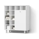 livinity® Badschrank 78,4 x 91,6 x 34 cm Weiß