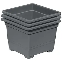 Gartenpirat Pflanzkasteneinsatz 32 x 32 x 26 cm Grau