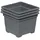 Gartenpirat Pflanzkasteneinsatz 32 x 32 x 26 cm Grau