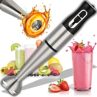Philips Stabmixer Pürierstab, Handrührgerät | Mixer, Mixstab | 1200W Turbo | Küchenmaschine, Zerkleinerer | Silber | Retoo