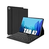 JADEMALL Samsung Galaxy Tab A7 Tastatur Hülle - für Samsung Galaxy Tab A7 10.4 Zoll 2022/2020 (Deutsche QWERTZ), Abnehmbarer Bluetooth Tastatur Tablet Hülle für Samsung Tab SM-T500/T505/T507/T509