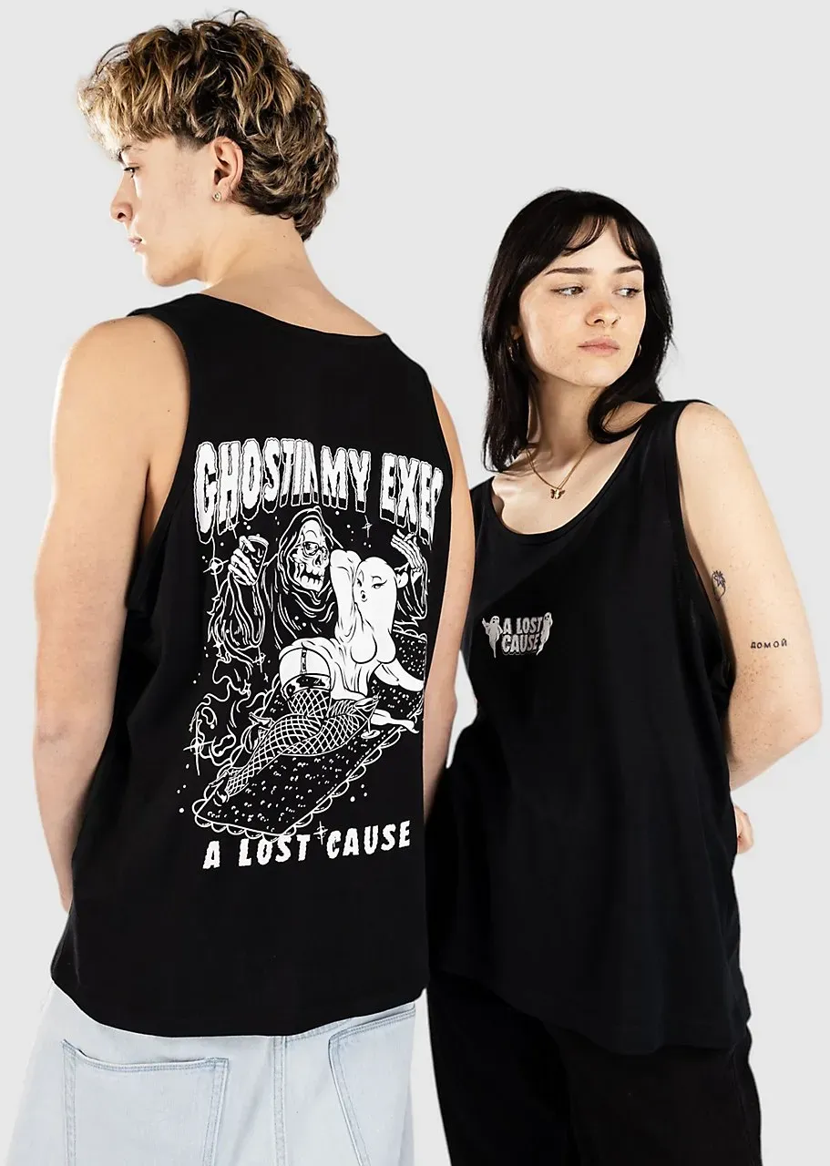 A Lost Cause Ghostin V2 Tank Top black Gr. L