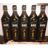 5 x Johnnie Walker Black Label 200 Years - Limited Edition 0,7-40% Vol.