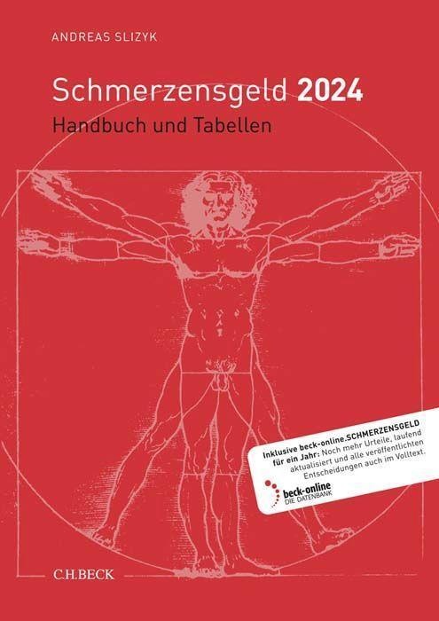 Schmerzensgeld 2024  M. 1 Buch  M. 1 Online-Zugang - Andreas Slizyk  Kartoniert (TB)