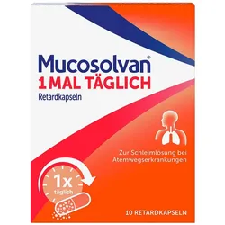 Mucosolvan 1x täglich Retardkapseln, Hustenlöser