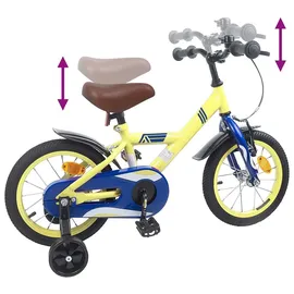 vidaXL Kinderfahrrad 14 Zoll gelb