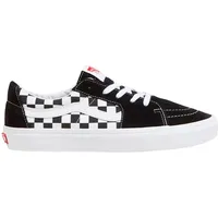 Vans Sk8-low Canvas / Suede / Black Checkerboard 35