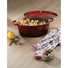 Kela Calido Bräter 36 x 29 cm oval rot