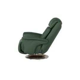 HIMOLLA Sessel 7418 Leder 81 x 111 x 95 cm Grün elektrisch
