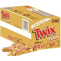 TWIX Minis Schokoriegel 150 Riegel