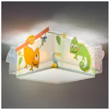 Dalber 63316 - Kinder-Deckenleuchte HAPPY JUNGLE 2xE27/15W/230V - Bunt