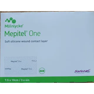 Mepitel One Silikon Schnittstelle 7,5 x 10 cm Pack 10