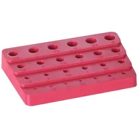 Fortis Kunststoffständer leer um 0,1 steigend 5,1-10mm