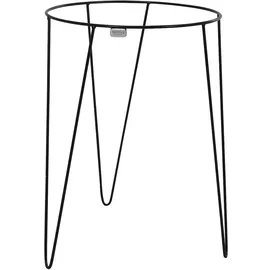 Siena Garden Pflanzenständer Riga Ø 35 cm x 50 cm Schwarz