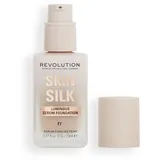 Revolution Beauty Makeup Revolution Skin Silk Serum Foundation Leichtes Make-up mit aufhellender Wirkung Farbton F7 23 ml