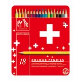 Caran d'Ache Buntstifte Swisscolor, 18er Metalletui