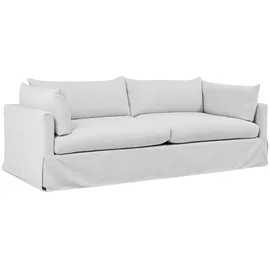 OTTO home 3-Sitzer OTTO HOME "Joucas, Hussensofa, Breite 244 cm", beige (sand), B:244cm H:85cm T:104cm, 100% polyester, Sofas, extra tiefe Sitzfläche, mit Faserball-Füllung für mehr Sitzkomfort