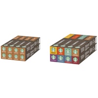 STARBUCKS Variety Pack by Nespresso, Kaffeekapseln, 80 Kapseln (8 x 10) & House Blend By Nespresso, Medium Roast Kaffeekapseln, 80 Kapseln (8 x 10)