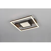 Trio Leuchten LED Deckenleuchte Wheeler 16 W schwarz matt