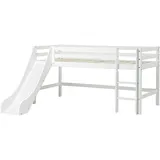 Hoppekids Hochbett ECO Dream 70 x 160 cm Kiefer massiv weiß