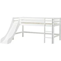 Hoppekids Hochbett ECO Dream 70 x 160 cm Kiefer massiv weiß