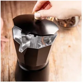 KING HOFF Kawiarka 600ml 12 Tassen Schwarz
