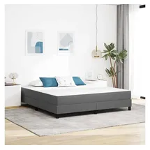 vidaXL Taschenfederkernmatratze Hellgrau 180 x 200 cm Mittelhart