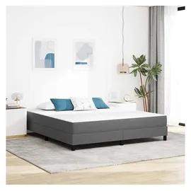 vidaXL Taschenfederkernmatratze Hellgrau 180 x 200 cm Mittelhart
