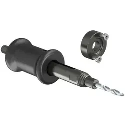 KAISER 1083-81 Werkzeug Schnellauswerfer-Schaft mit Fräskronen Adapter, Zentrierbohrer in Verpackungshülse 108381