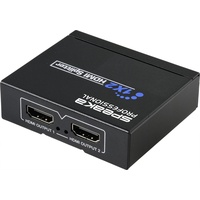 SpeaKa Professional SP-HDS-110 1+2 Port HDMI-Splitter 3840 x 2160 Pixel Schwarz