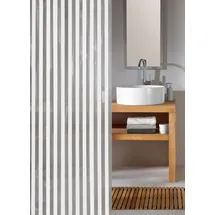 KLEINE WOLKE Duschvorhang Noa 180 x 200 cm weiß