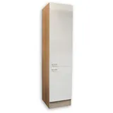BASIC by Balculina Vorratsschrank Andy 50 x 56 x 211 cm Weiß
