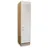 BASIC by Balculina Vorratsschrank Andy 50 x 56 x 211 cm Weiß