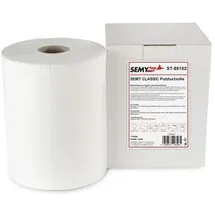 SEMYtop Putztuchrolle Classic, ST-88102, aus Vlies, weiß, 32 x 37 cm