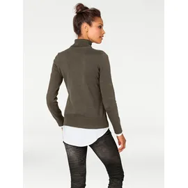 Heine Rollkragenpullover Grün 40