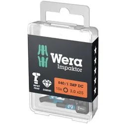 WERA 840/1 IMP DC Hex-Plus DIY Impaktor Bits