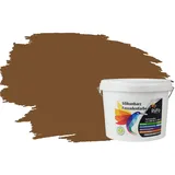 RyFo Colors Silikonharz Fassadenfarbe Lotuseffekt Trend Kaffeebraun 3l - bunte Fassadenfarbe, weitere Braun Farbtöne und Größen erhältlich, Deckkraft Klasse 1