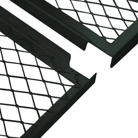 Lemodo Deckel für Metallkomposter 87x44 cm grün, zweiteilig aus Stahl