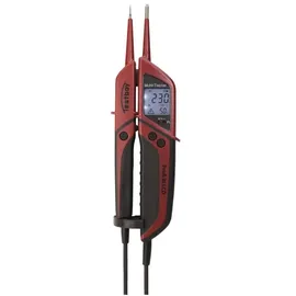 Testboy Aktionsset Profi III LCD Spannungsprüfer mit PICA Tieflochmarker Rot/Schwarz