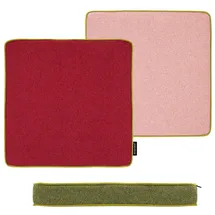 REMEMBER Cranberry Sitzkissen 40 x 40 cm Mehrfarbig