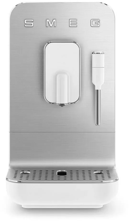 Smeg Kaffeevollautomat BCC12WHMEU Kaffeevollautomaten weiß Collezione, 19 bar Pumpendruck weiß