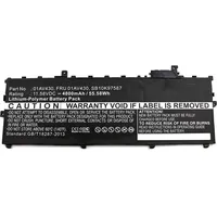 CoreParts MBXLE-BA0145 Akku (1 Zellen, 4800 mAh), Notebook Akku,